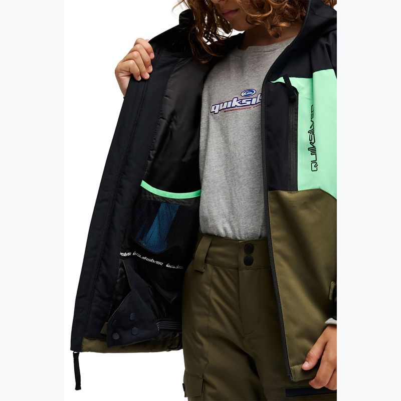 Kinder-Snowboardjacke Quiksilver Dawson grape leaf 6