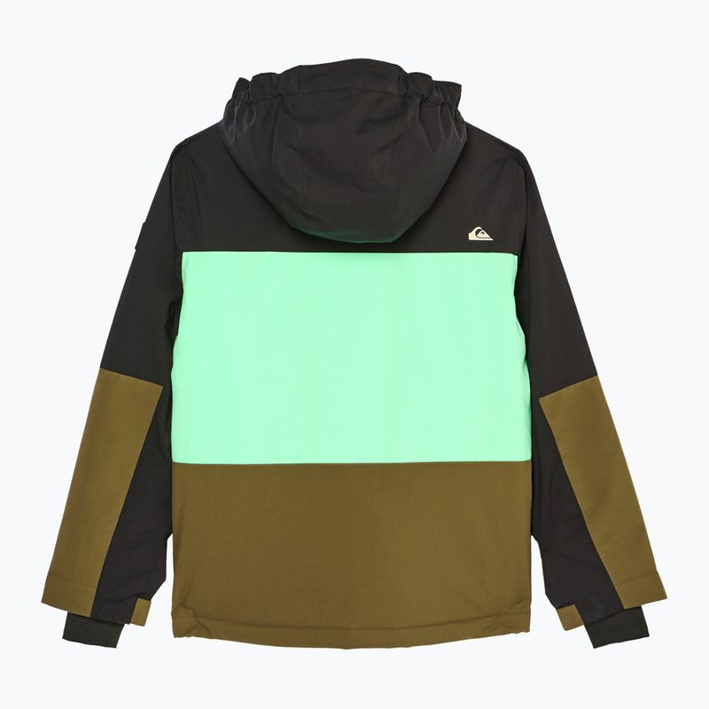 Kinder-Snowboardjacke Quiksilver Dawson grape leaf 10