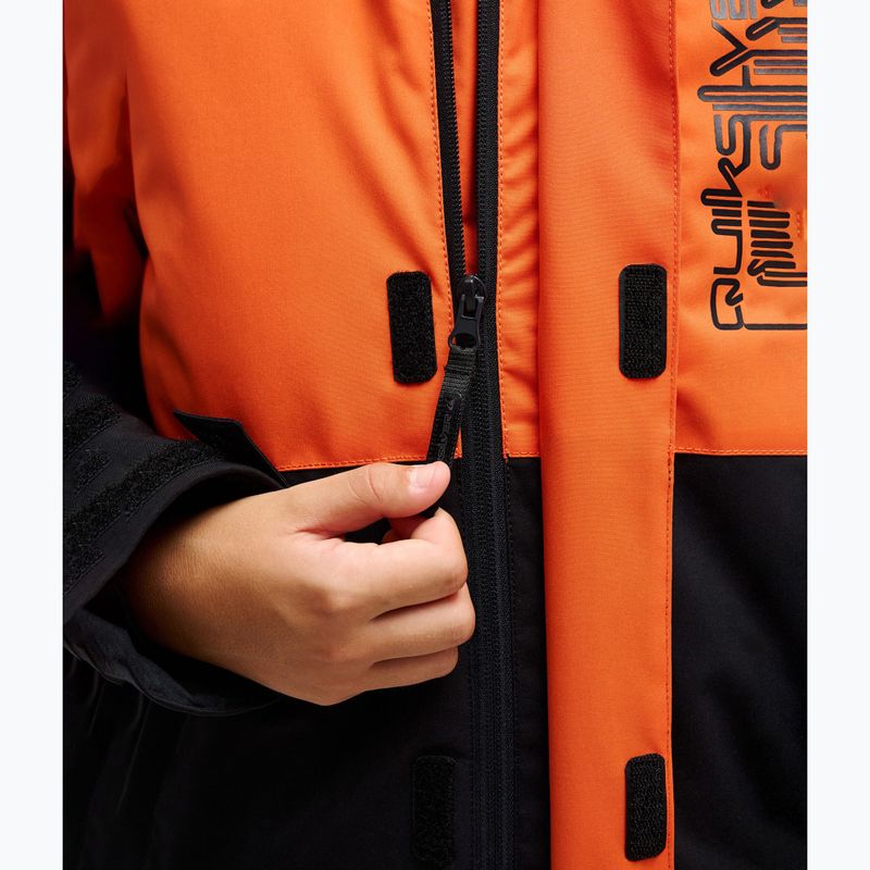Kinder-Snowboardjacke Quiksilver Titano vermillon 4