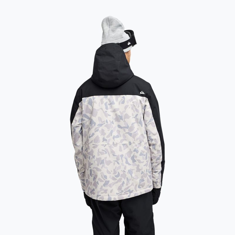 Herren-Snowboardjacke Quiksilver Sycamore 20K ice camo bone white 3