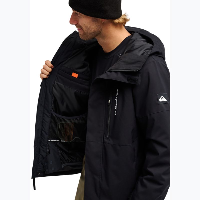 Herren-Snowboardjacke Quiksilver Titano 10K black 8