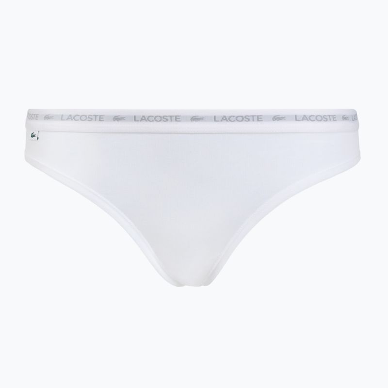 Damen-Slips Lacoste 8F1338 3 Paar black/white/silver chine 2