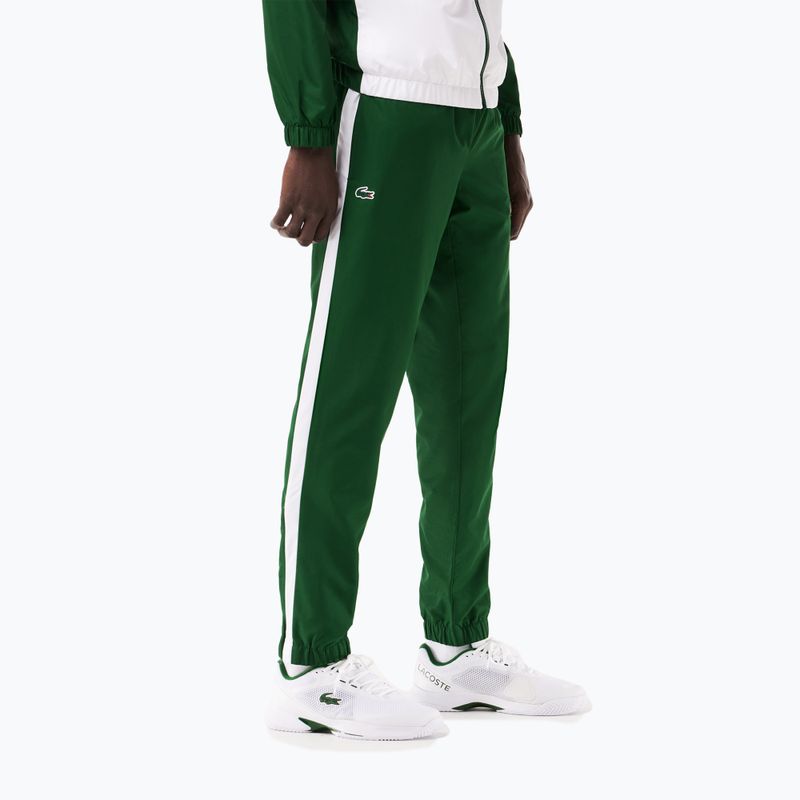 Tennis Jogginghose Herren Lacoste WH7567 green/white 4