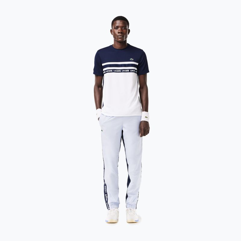 Lacoste Herren-T-Shirt TH7515 weiß/navy blau 2