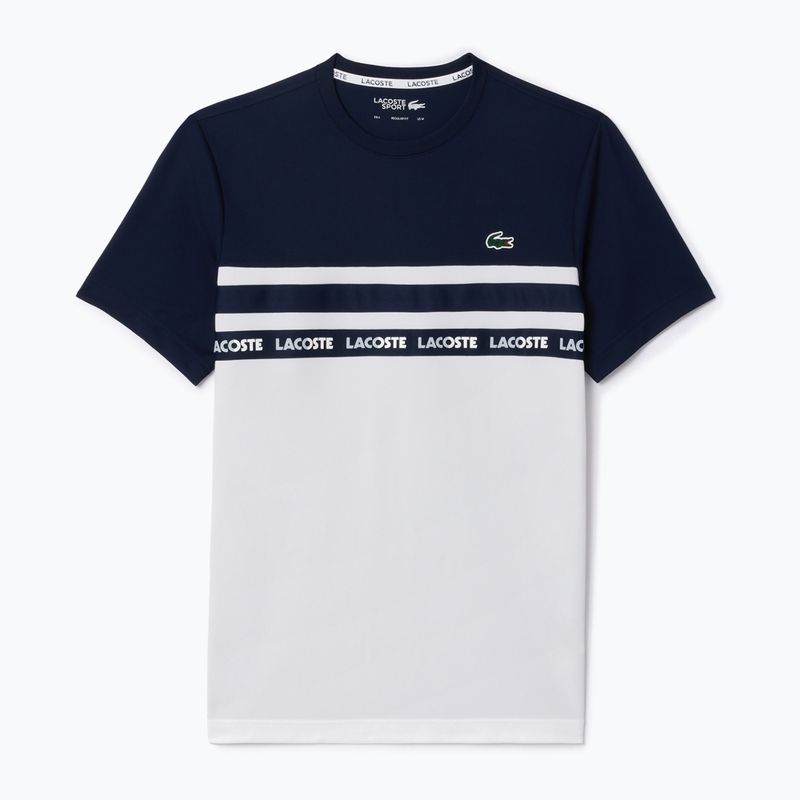 Lacoste Herren-T-Shirt TH7515 weiß/navy blau 4