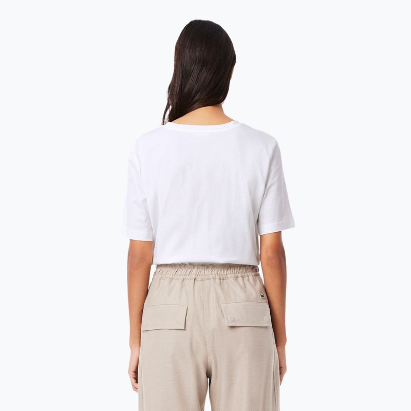 Shirt Damen Lacoste TF7300 white 2