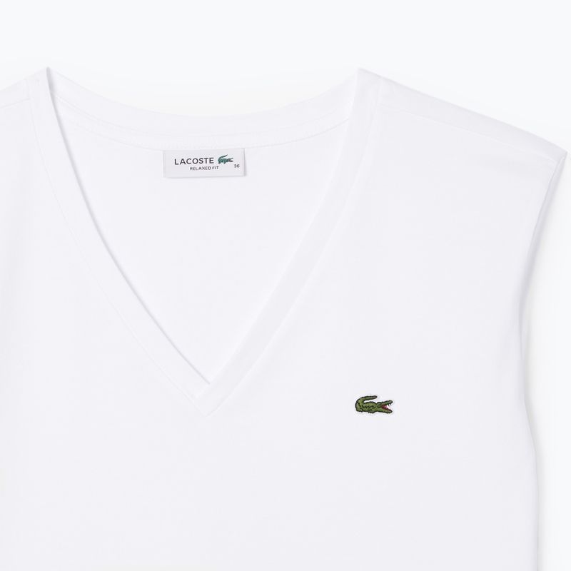 Shirt Damen Lacoste TF7300 white 5