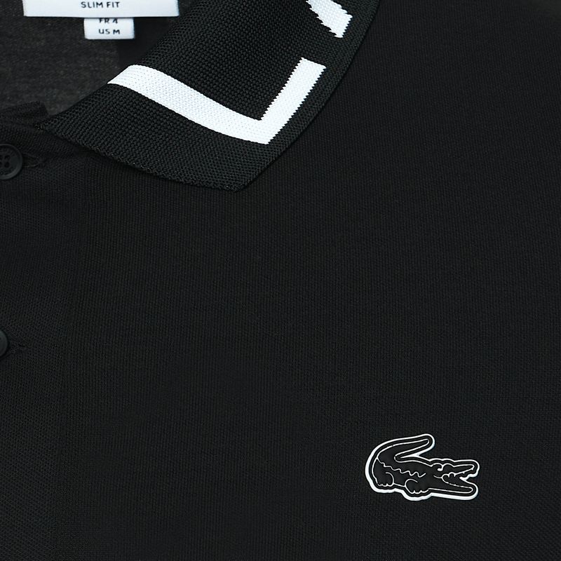 Lacoste Herren Poloshirt PH7495 schwarz 3