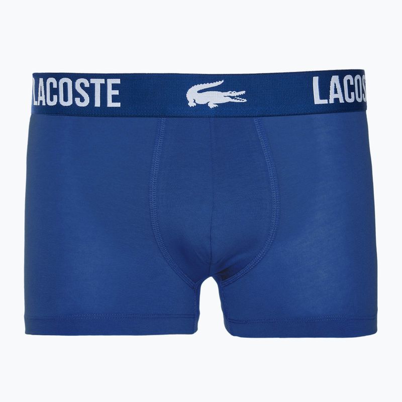 Lacoste Herren Boxershorts 5H3321 3 Paar bonnie/captain/navy blau