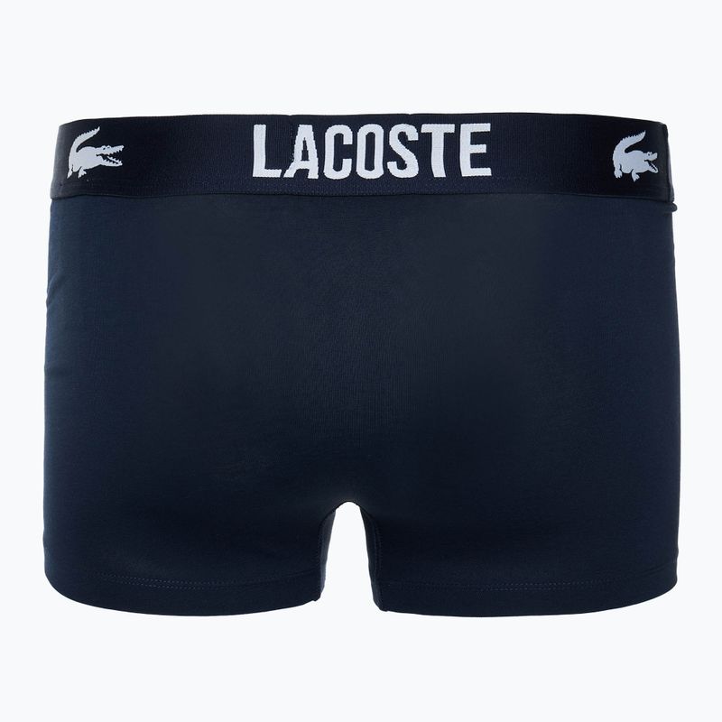 Lacoste Herren Boxershorts 5H3321 3 Paar bonnie/captain/navy blau