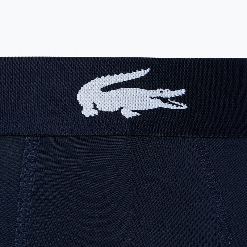Lacoste Herren Boxershorts 5H3321 3 Paar bonnie/captain/navy blau