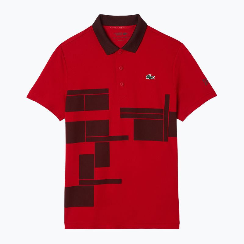 Tennis-Polo-Shirt Lacoste Polo DH2568 opera/expresso 5