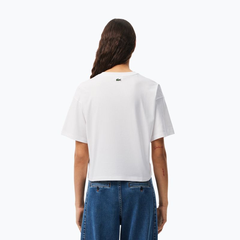 Lacoste Damen T-shirt TF2523 Mehl