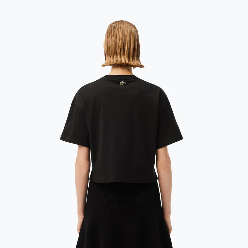 Lacoste Damen T-shirt TF2523 schwarz