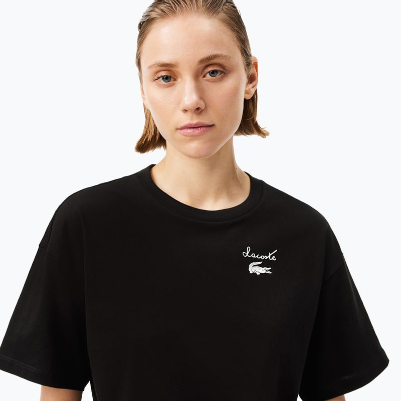 Lacoste Damen T-shirt TF2523 schwarz