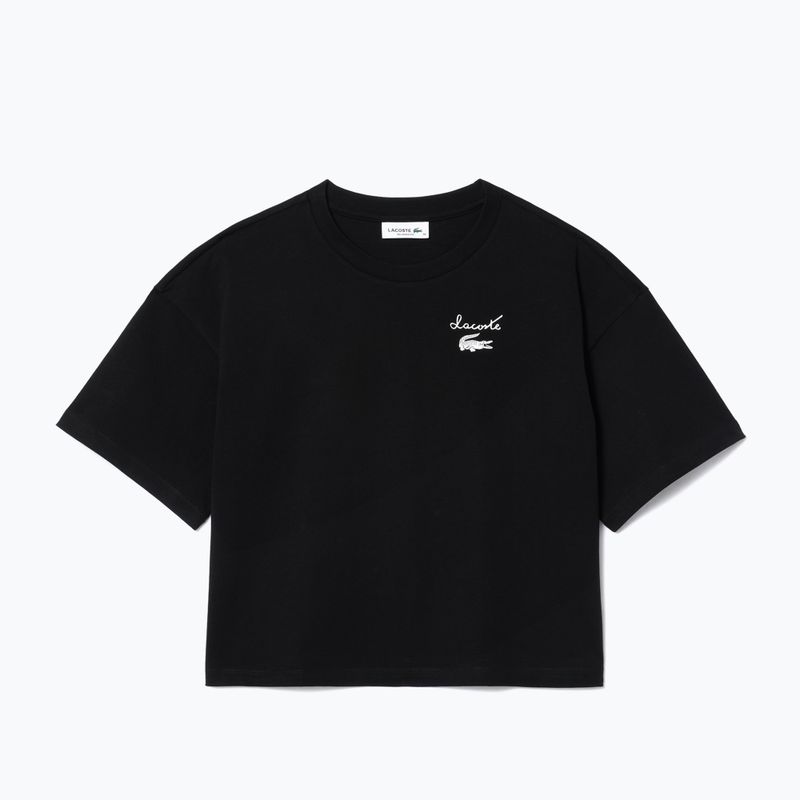 Lacoste Damen T-shirt TF2523 schwarz