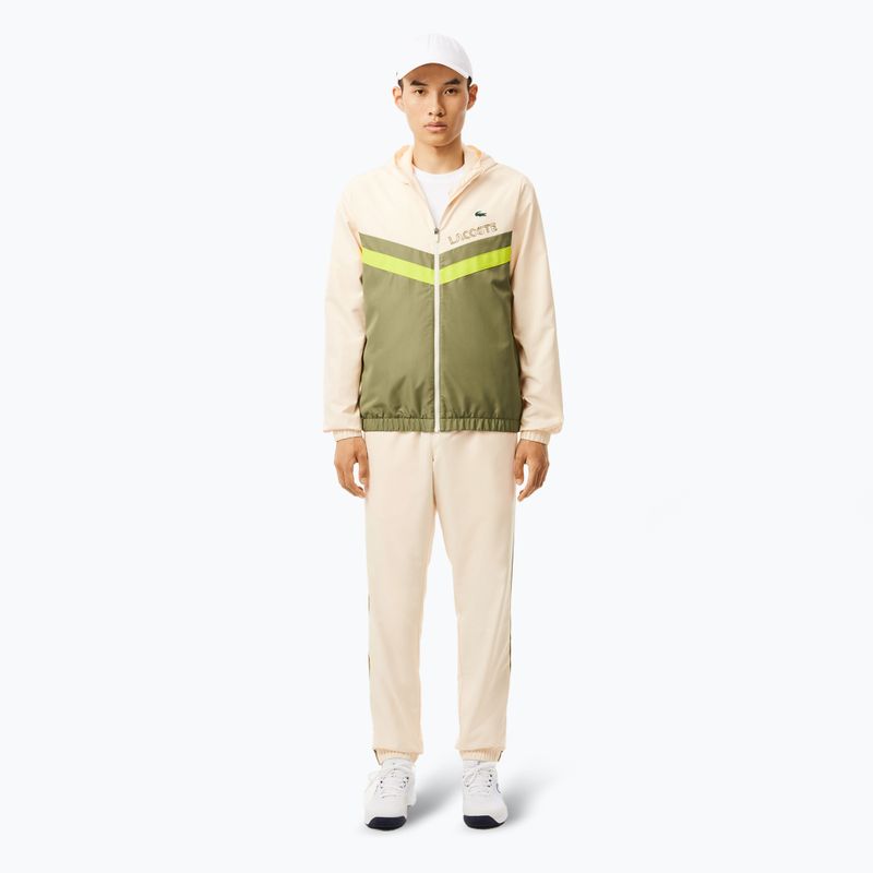 Lacoste Herren Trainingsanzug WH4241 lapland/khaki/firefly 4