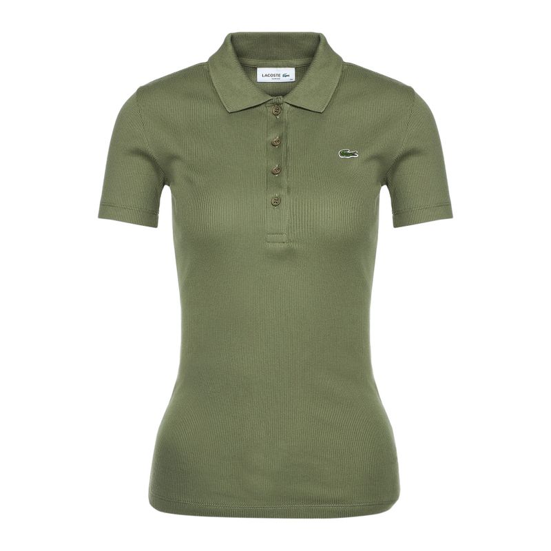 Lacoste Damen Poloshirt DF5377 khaki 4