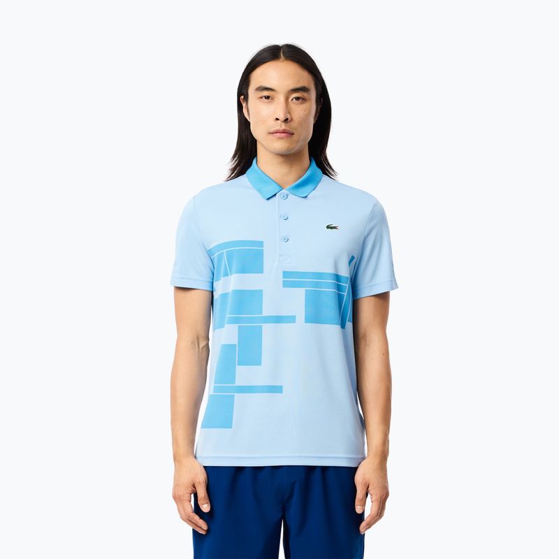 Tennis-Polo-Shirt Lacoste Polo DH2568 overview/argentine blue 3