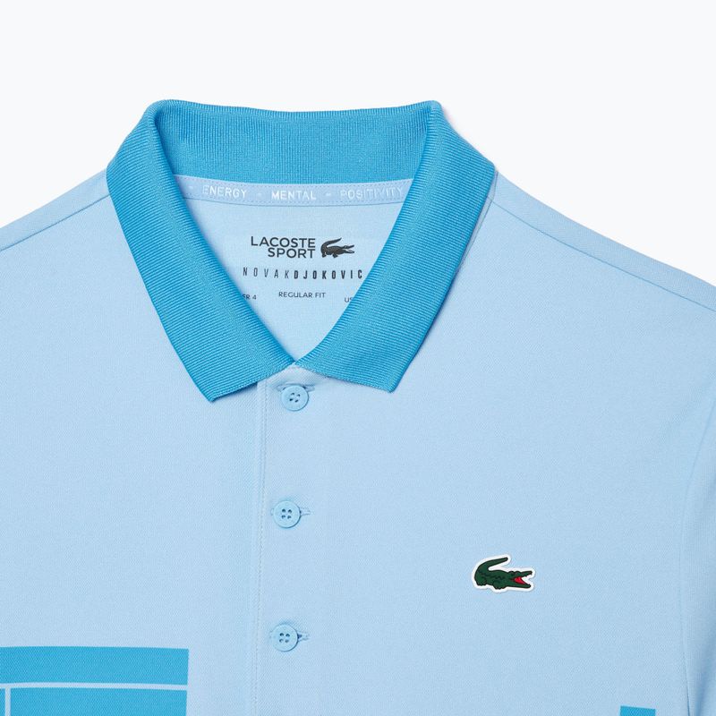 Tennis-Polo-Shirt Lacoste Polo DH2568 overview/argentine blue 7