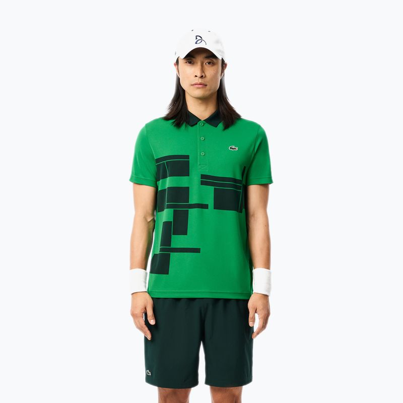 Tennis-Polo-Shirt Lacoste Polo DH2568 fluorine green/sinople 3