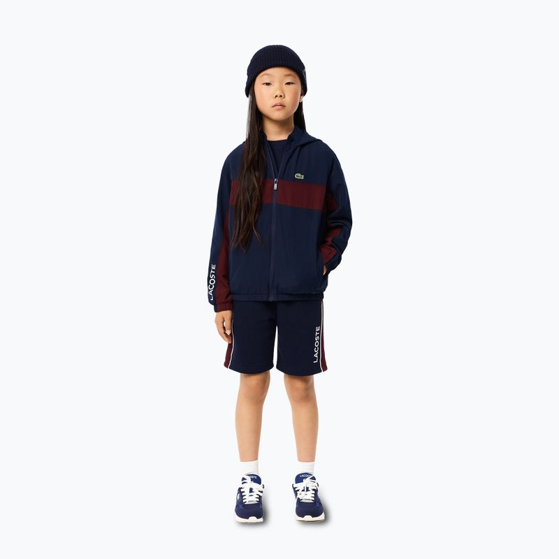 Jacke Kinder Lacoste BJ2453 navy blue / expresso 2