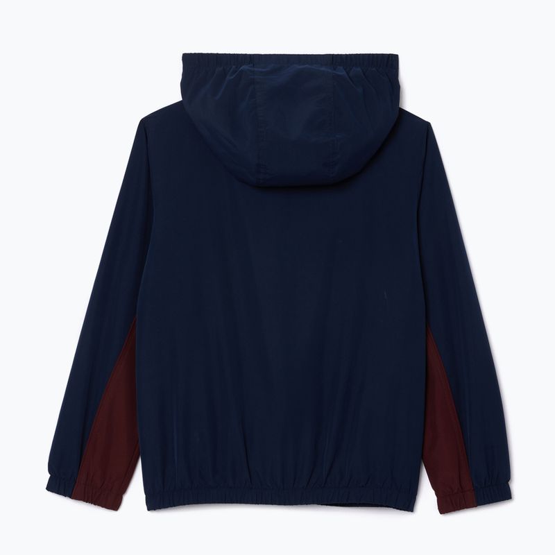 Jacke Kinder Lacoste BJ2453 navy blue / expresso 6
