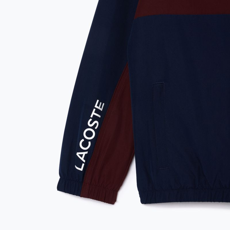 Jacke Kinder Lacoste BJ2453 navy blue / expresso 9