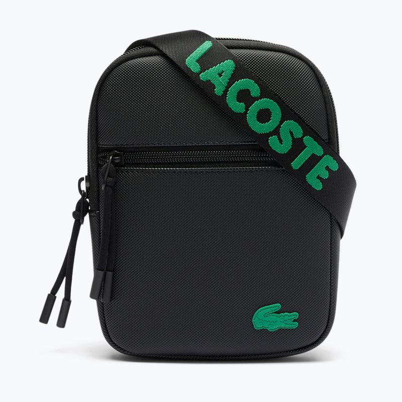 Bauchtasche Herren Lacoste NH4679TX jacquard webbing noir