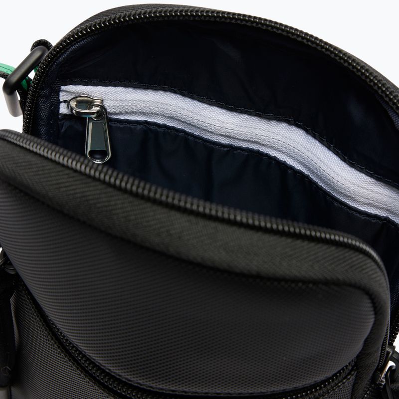 Bauchtasche Herren Lacoste NH4679TX jacquard webbing noir 5