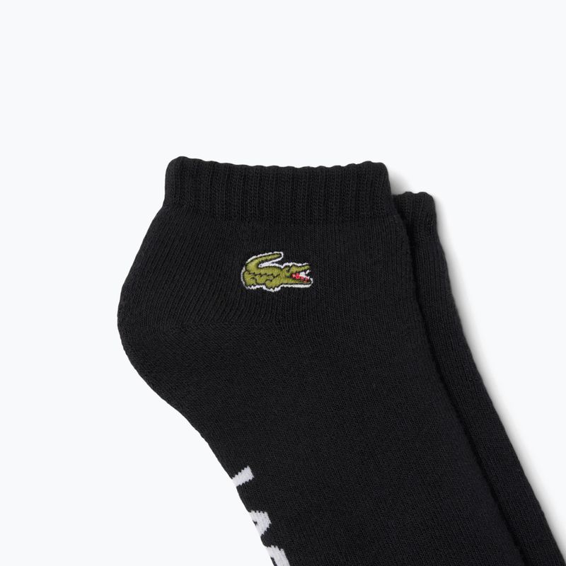 Lacoste Herrensocken RA2653 2 Paar schwarz/schwarz 2