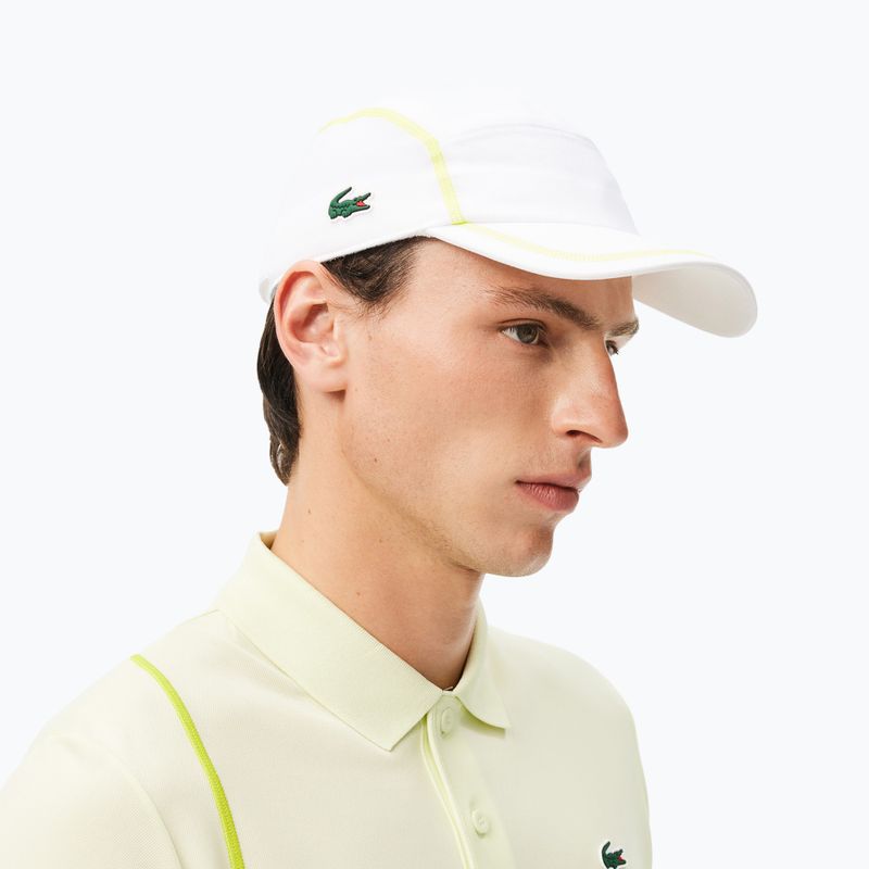 Mütze Basecap Herren Lacoste RK7574 white/white 4