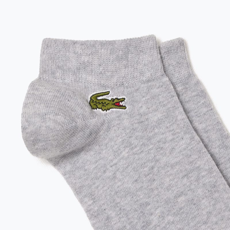 Lacoste Socken RA2917 3 Paar Silber Kinn/Marineblau/Weiß 2