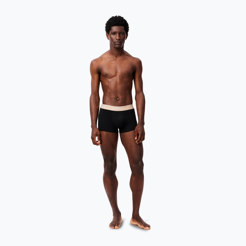 Boxershorts Lacoste 5H3401 3 Paar black/biscuit/baguette 5