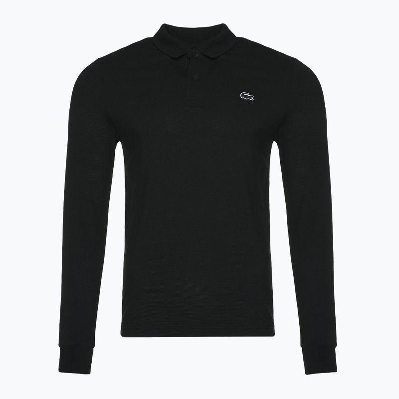 Lacoste Herren Polo Longsleeve DH5523 schwarz