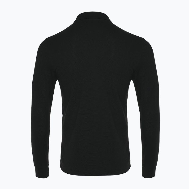 Lacoste Herren Polo Longsleeve DH5523 schwarz 2