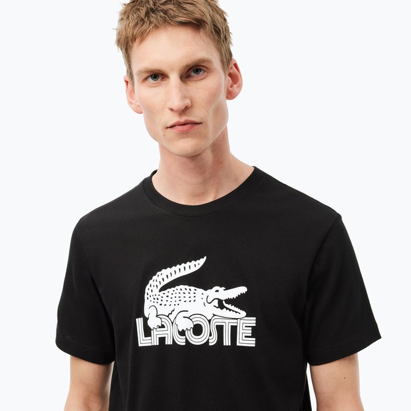 Lacoste Herren-T-Shirt TH2508 schwarz/weiß 3