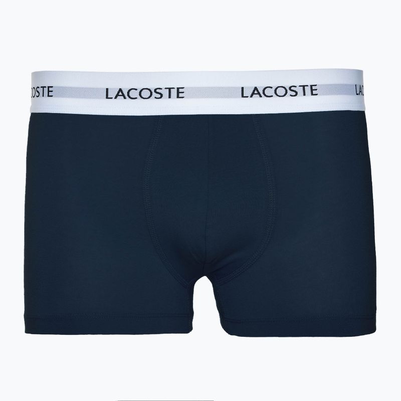 Lacoste Herren Boxershorts 5H5150 3 Paar Globus/Argentinien blau/navy 2