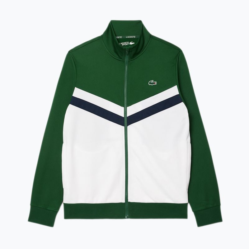 Sweatshirt Hoodie Herren Lacoste SH2646 green / white / navy blue 5