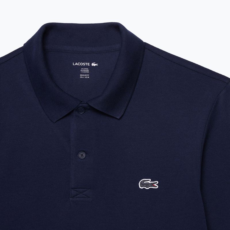 Langarm-Poloshirt für Herren Lacoste DH5523 navy blue 2