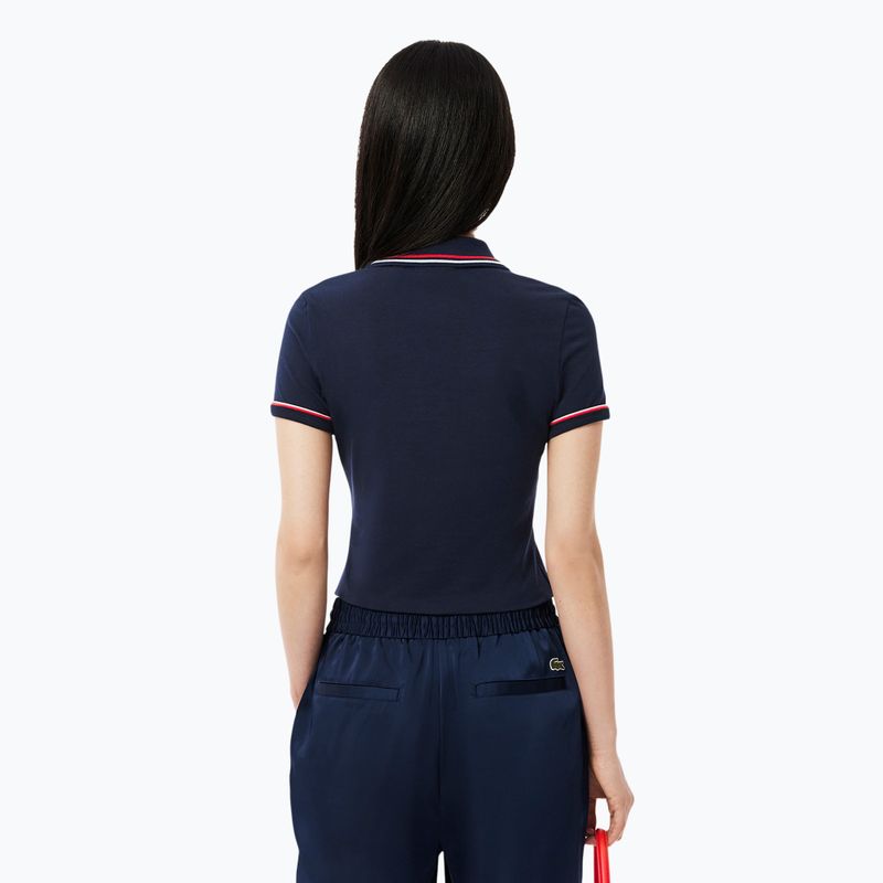 Polohemd Damen Lacoste Polo DF9599 navy blue/rill/grenadine 2