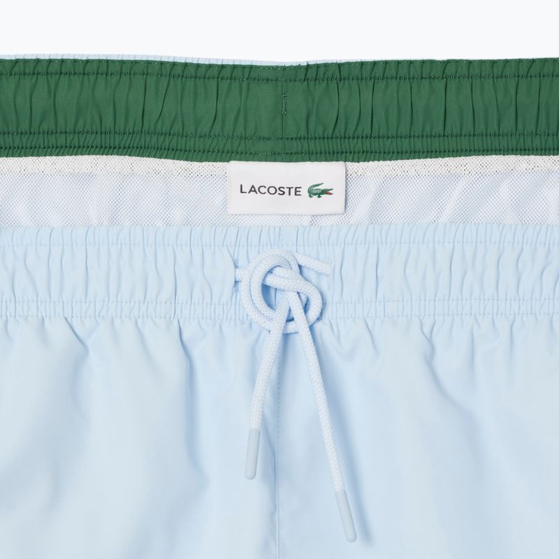 Lacoste Herren-Badeshorts MH6270 rill/grün 2