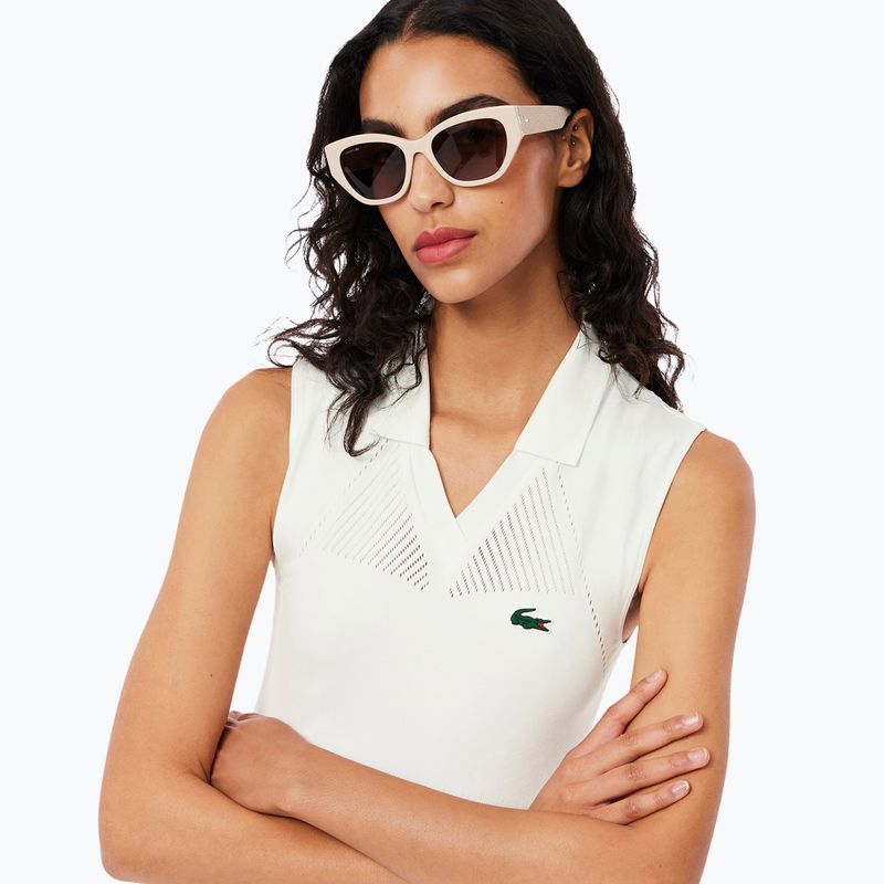 Tenniskleid Lacoste EF0615 white/green 4
