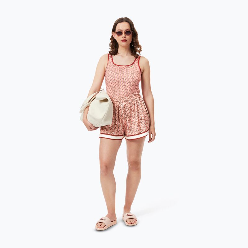 Lacoste Damen-Badeanzug MF9608 iberis/latte 8