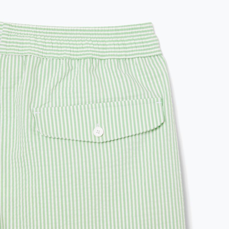 Herren Lacoste Badeshorts MH9089 weiß/liamone 4