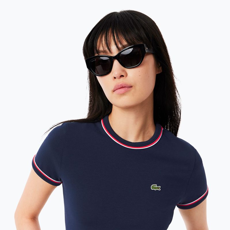 Shirt Damen Lacoste TF0347 navy blue/rill/grenadine 3