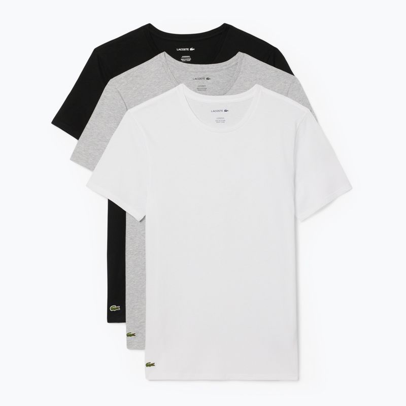 Shirt Herren Lacoste TH9007 3-pak white/silver chine/black 6