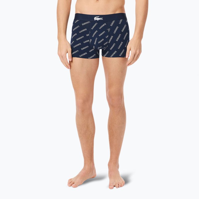 Boxershorts Herren Lacoste 5H1288 3-pak navy blue/white/silver ch 4