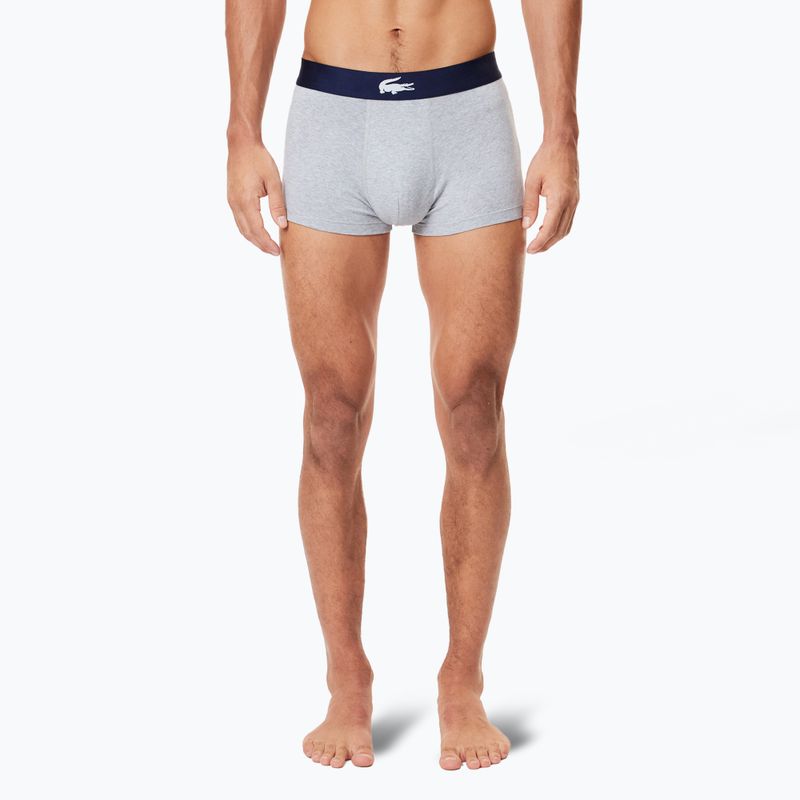 Boxershorts Herren Lacoste 5H1288 3-pak navy blue/white/silver ch 5