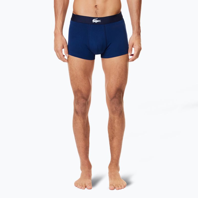 Boxershorts Herren Lacoste 5H1288 3-pak navy blue/white/silver ch 6